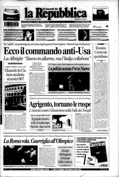 Il lunedì de La repubblica